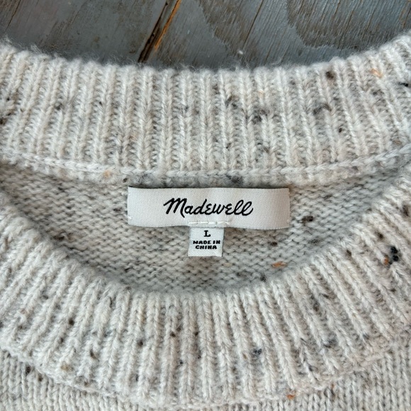 Madewell donegal button sleeve sweater dress | size large - Picture 6 of 8